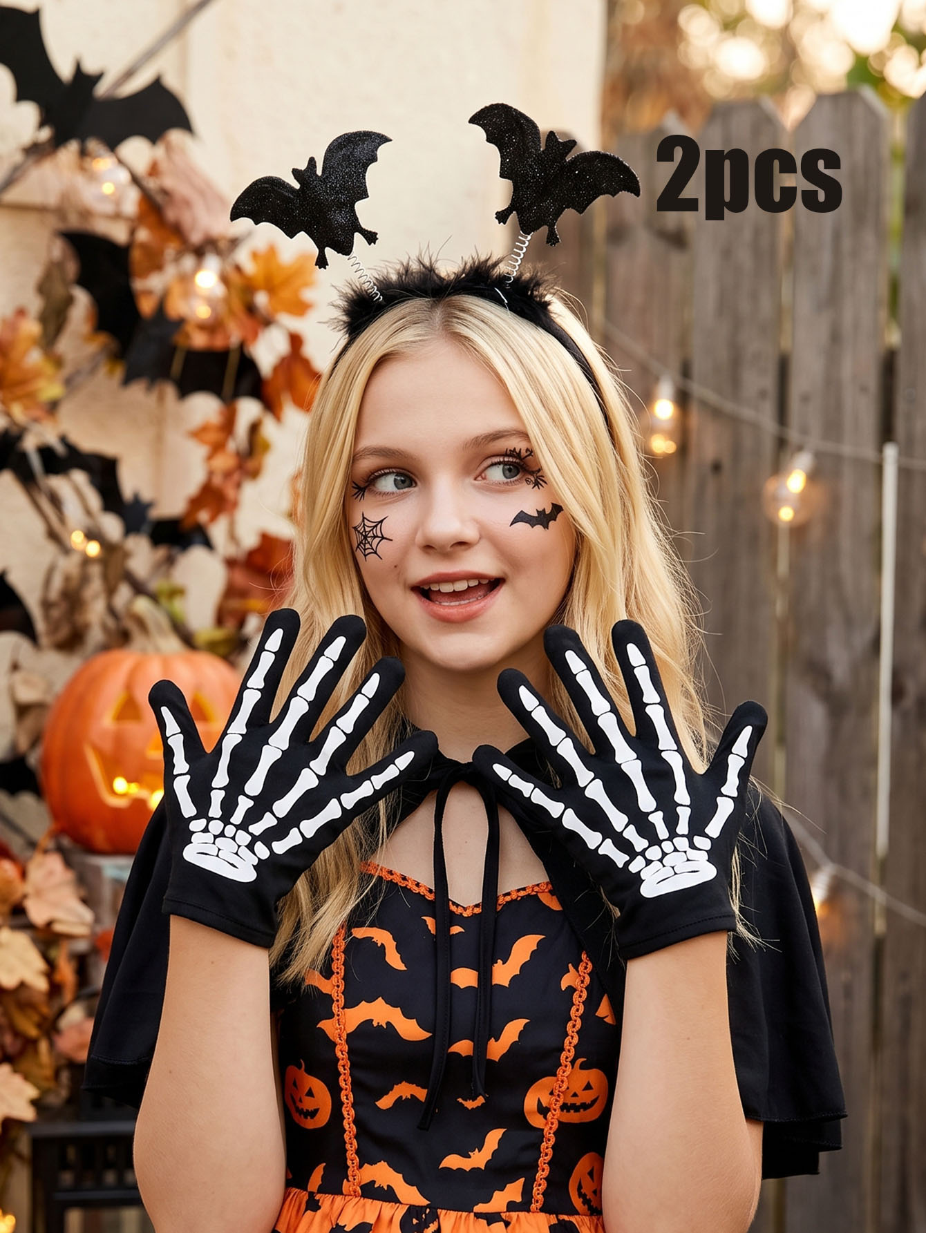 Cosplay Bat Prop - Conjunto de acessórios de Halloween para