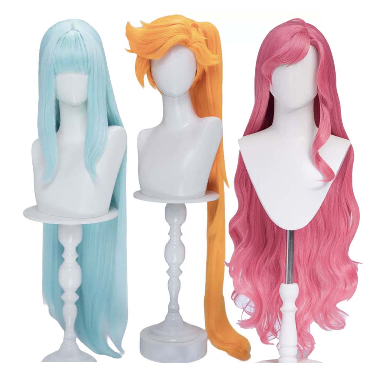 Wig Fiber Net - Peruca de Cosplay Feminina Anime Iris