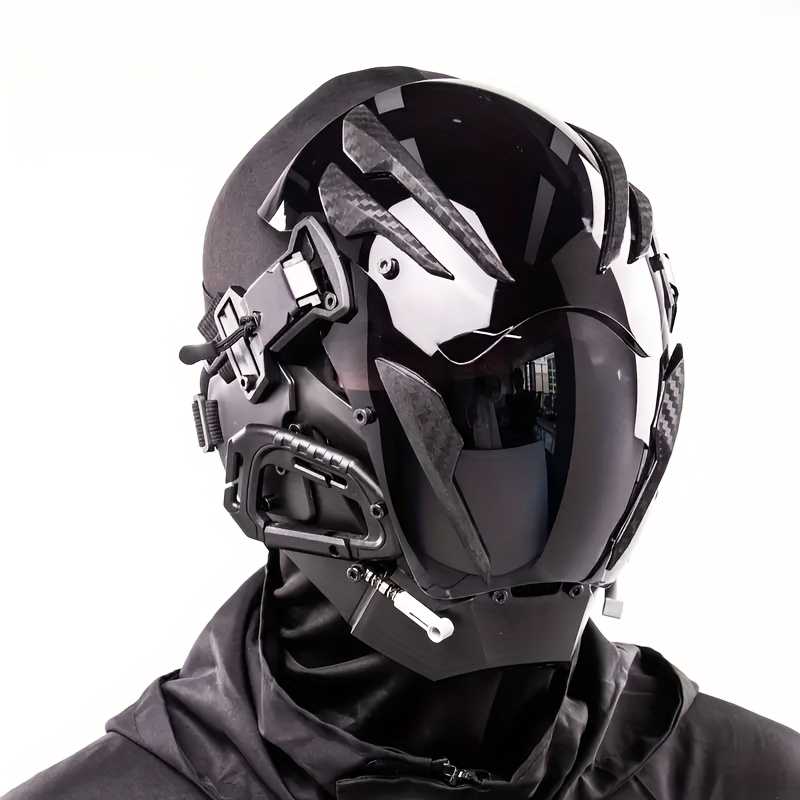 Cosplay Prop Designer - Máscara Futurista Cyberpunk, Acessórios de Fantasia