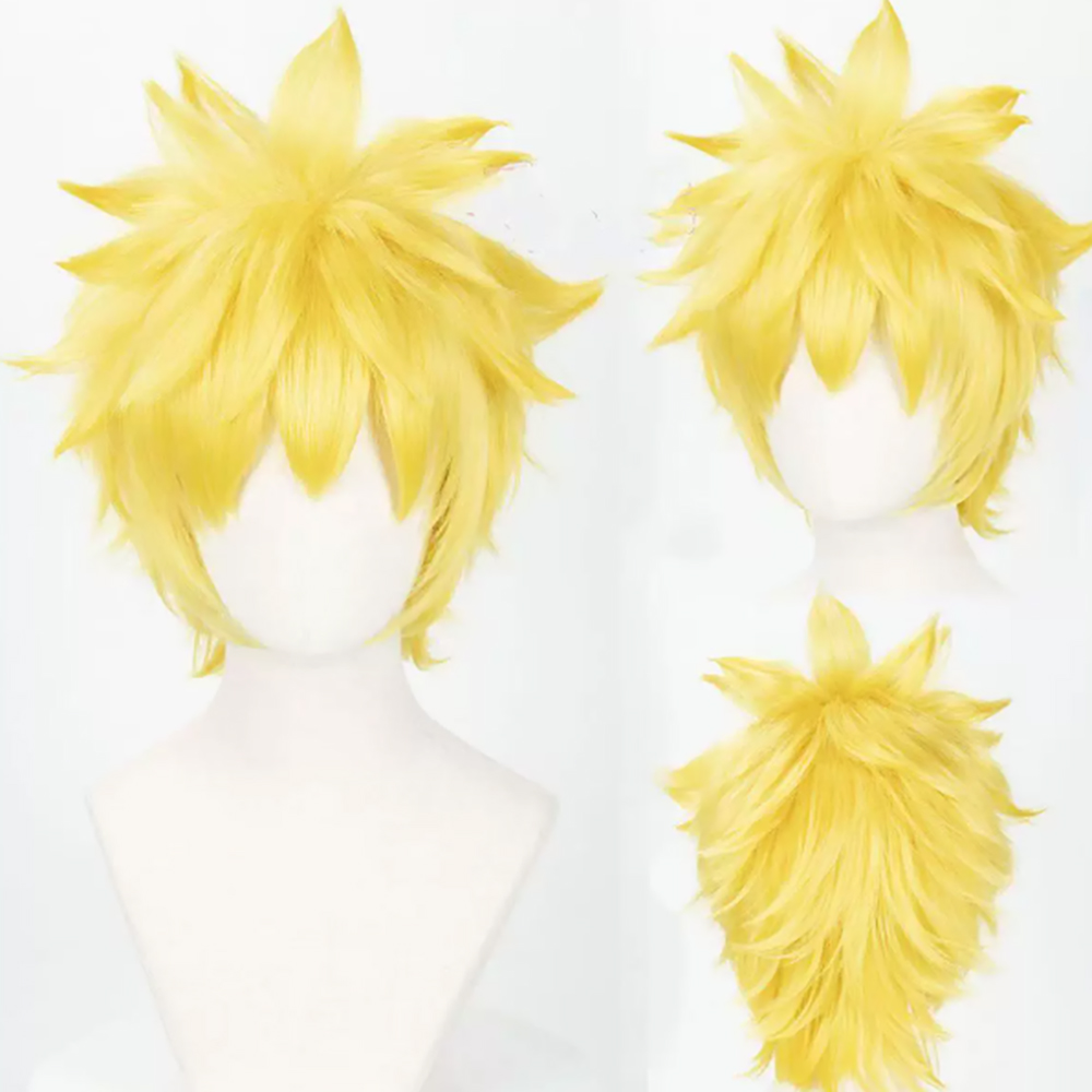 Wig Fiber Net - Peruca de Cabelo Sintético Uzumaki Cosplay