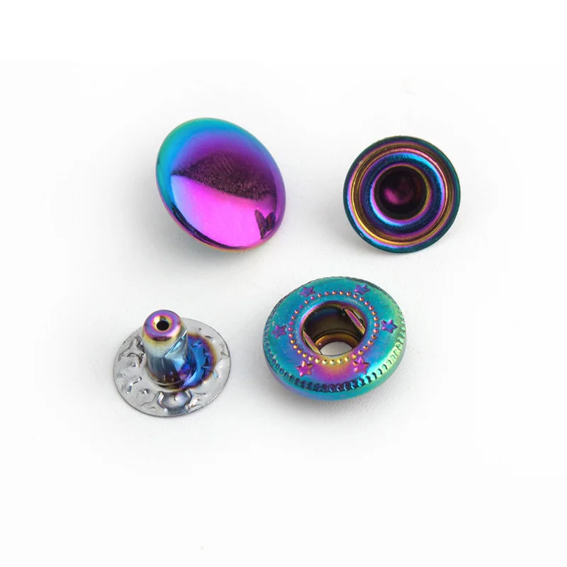 20-100 conjuntos arco-íris 12m - Snap Fastener Set avaliação e preço