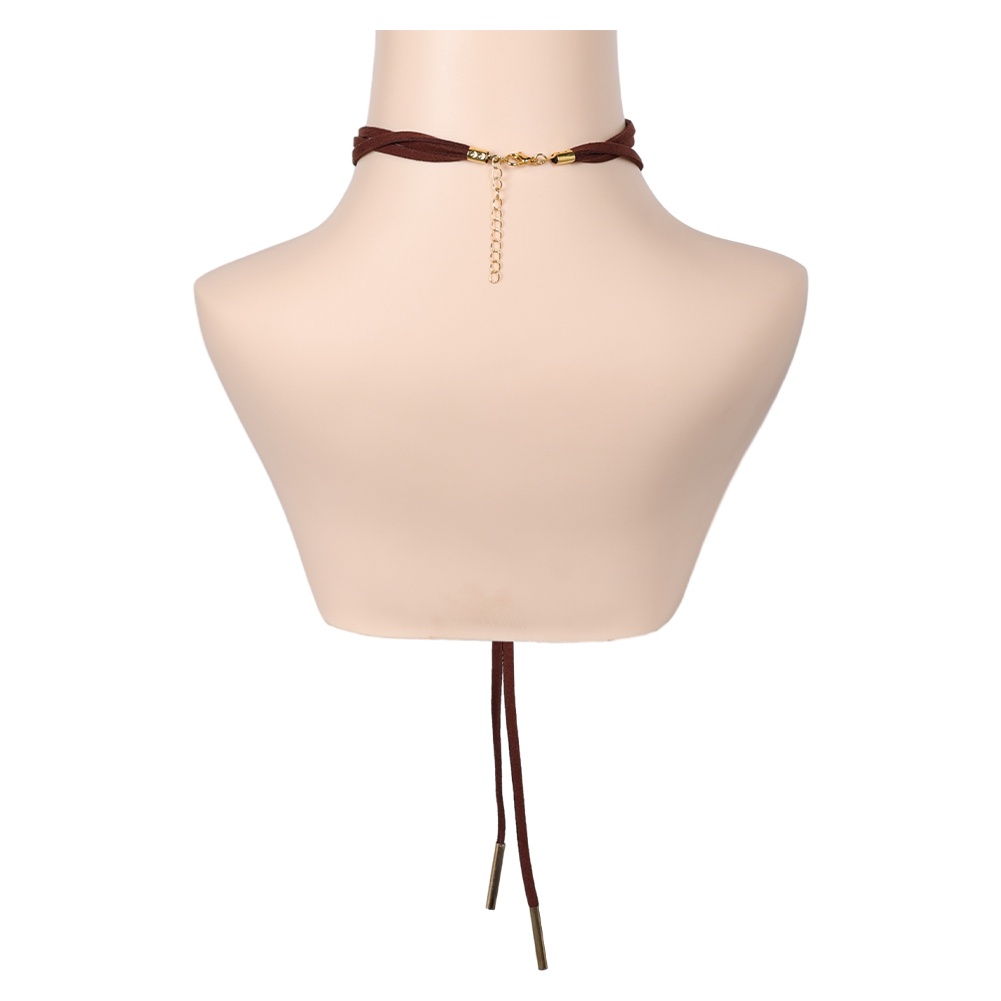 Colar e Gravata Borboleta de C - Aerith Cosplay Prop avaliação e preço