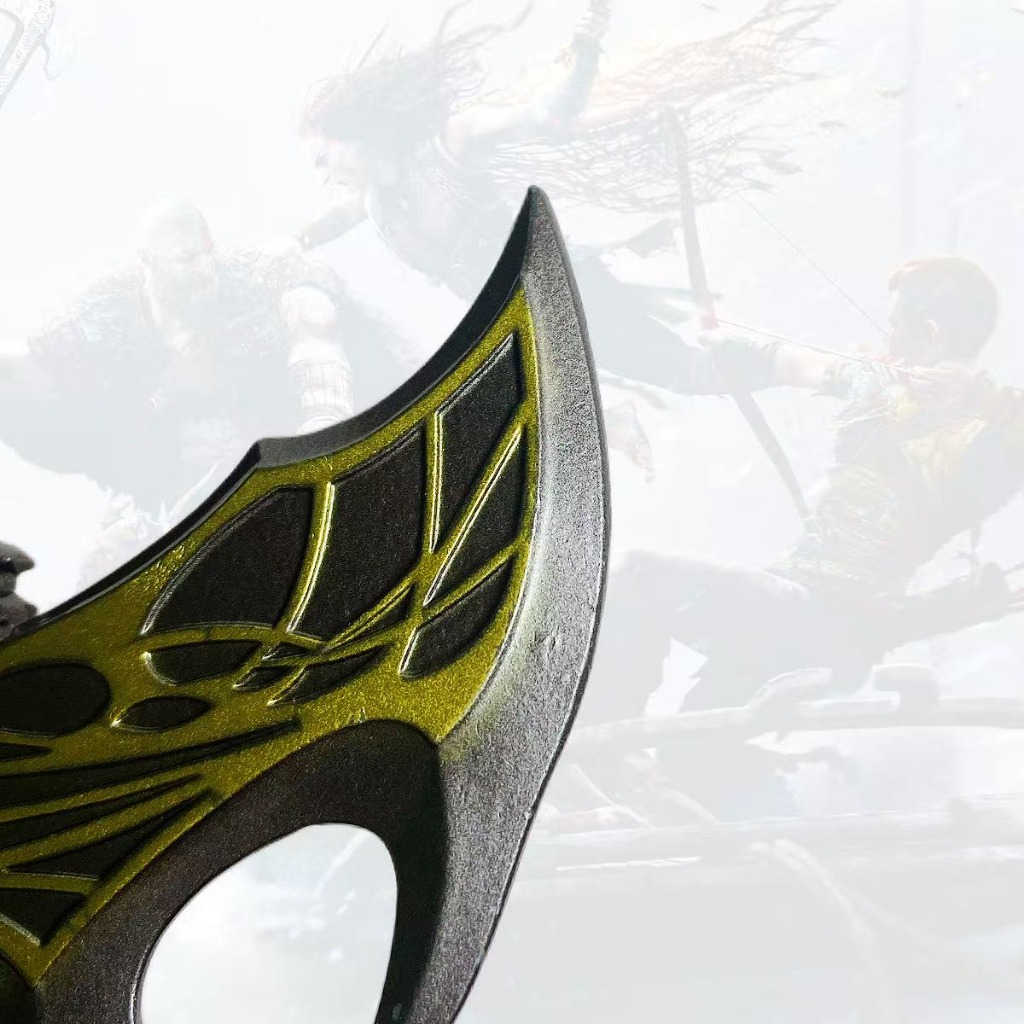 Machado Leviathan de 4 polegad - Cosplay Prop Axe avaliação e preço