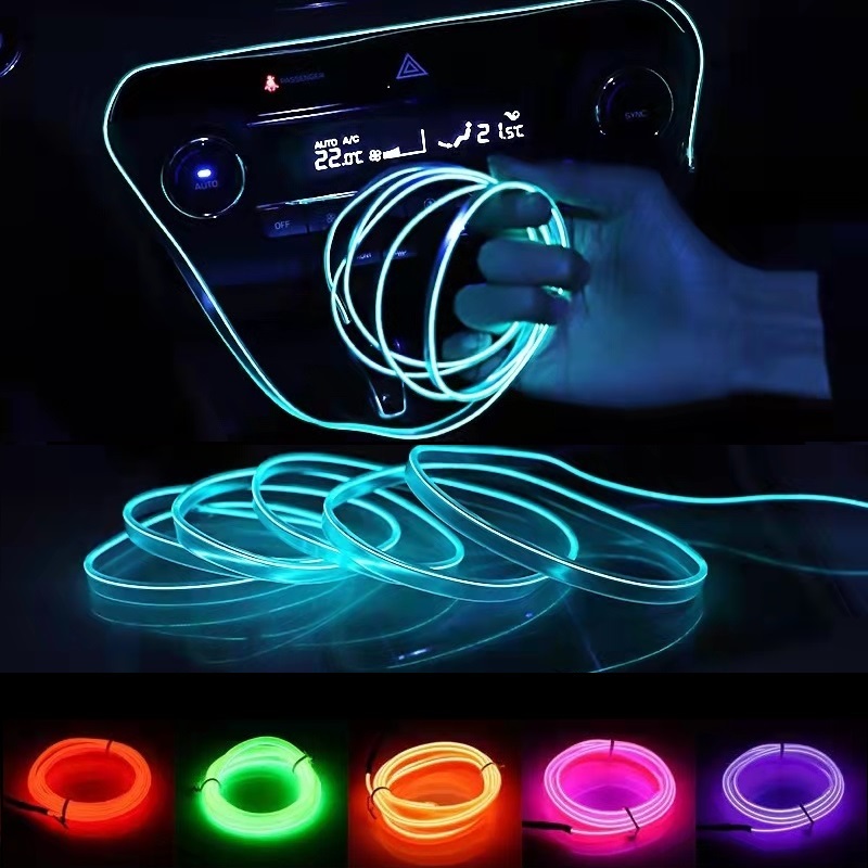 10m/3m/5m neon led tiras de il - Led El Wire avaliação e preço