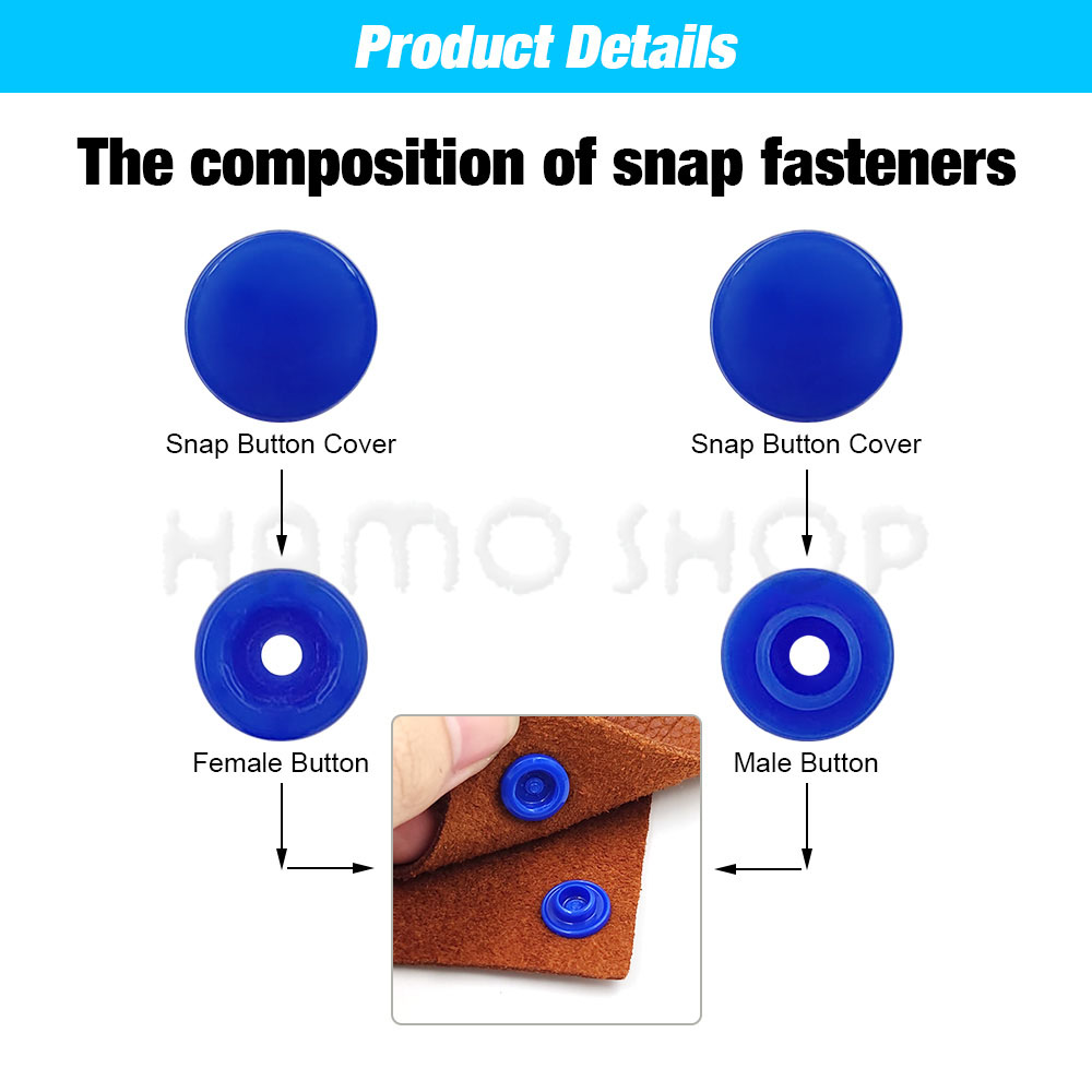 Kit de alicates fixadores de p - Snap Fastener Set avaliação e preço