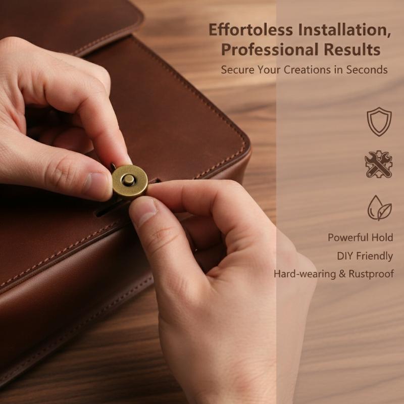 1 conjunto de fechos magnético - Snap Fastener Set avaliação e preço