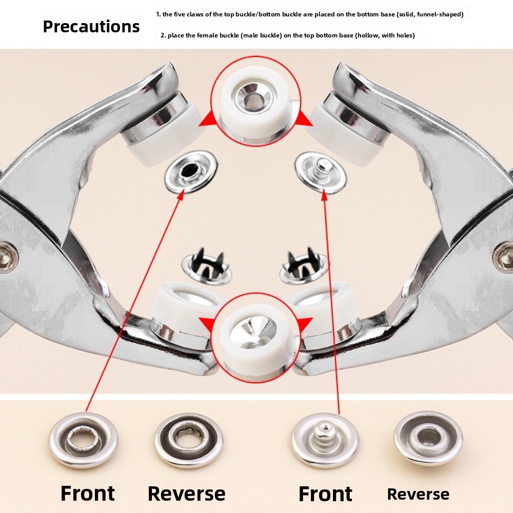 Kit de Alicates para Botões de - Snap Fastener Set avaliação e preço