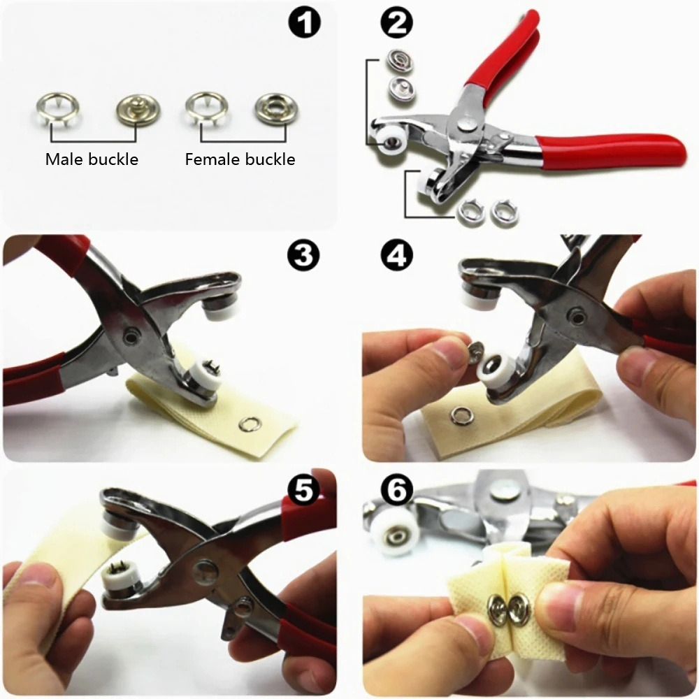 Kit de Alicates para Botões de - Snap Fastener Set avaliação e preço