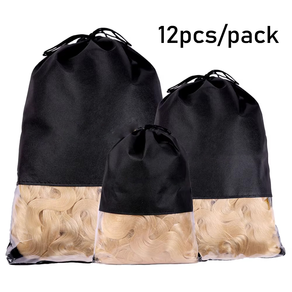 12pçs sacos de peruca não teci - Aerith Cosplay Prop avaliação e preço