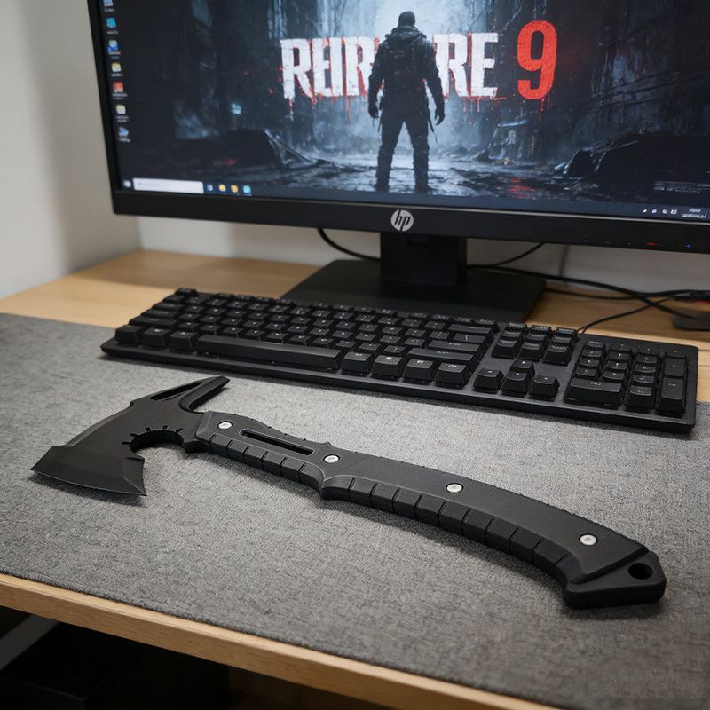 Cosplay Biohazard RE9 Machado  - Cosplay Prop Axe avaliação e preço